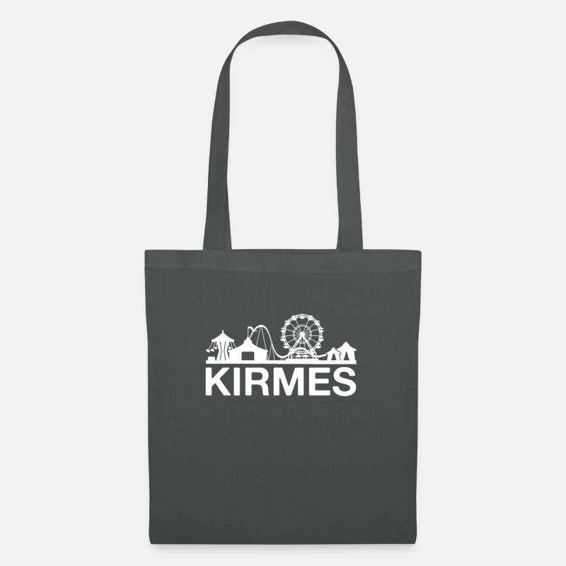 Kirmes - Stoffbeutel - Graphite
