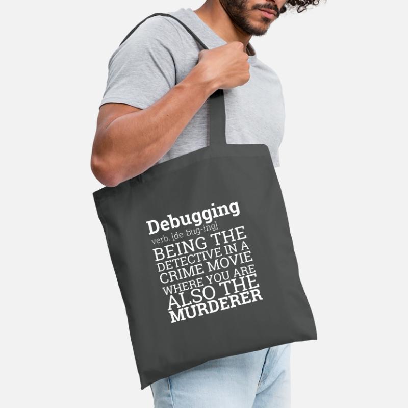 "Debugging Definition" | Programmer, Programmer Tote Bag