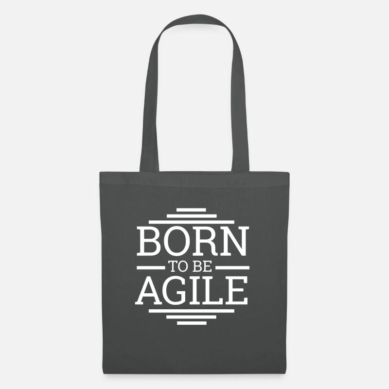 "Scrum Agile"| Scrum Master - Stoffbeutel - Graphite