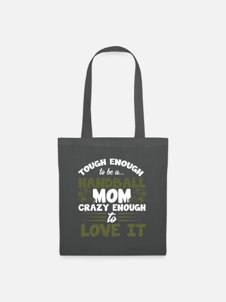 handball mom mama - Stoffbeutel - Graphite