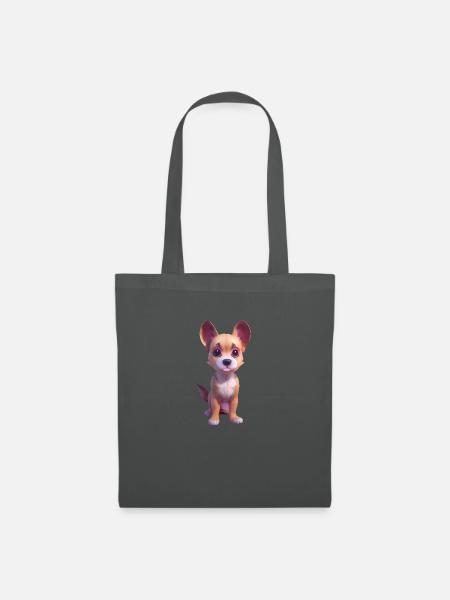 Malinois Hund - Malinois - Stoffbeutel - Graphite