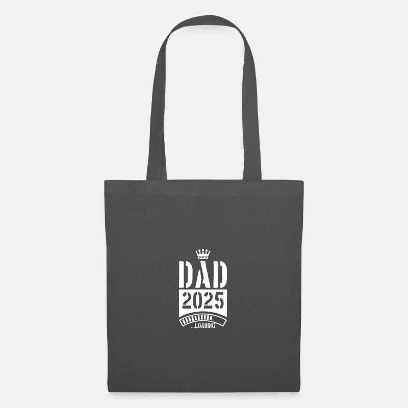 Dad 2025 Loading Papa - Stoffbeutel - Graphite