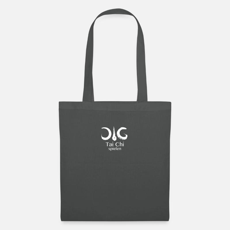 Tai Chi Spielen - Logo White - Stoffbeutel - Graphite