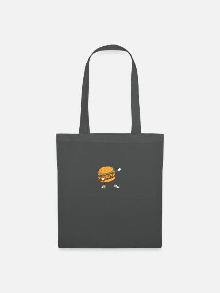 Dabbing Burger - Fast Food Burger Yunkie - Stoffbeutel - Graphite