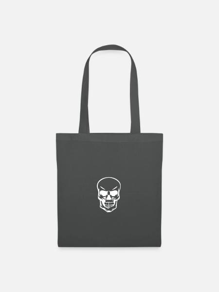 Totenkopf - Stoffbeutel - Graphite