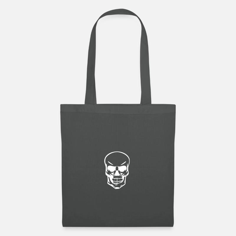 Totenkopf - Stoffbeutel - Graphite