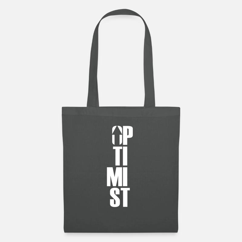 OPTIMIST - Stoffbeutel - Graphite