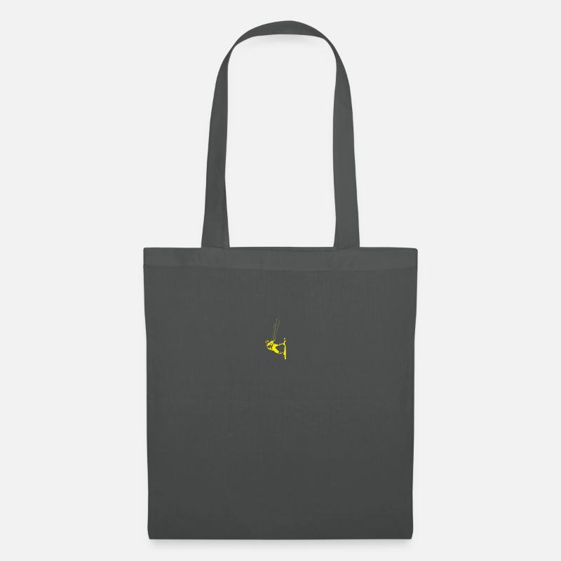 kite surf - Kitesurfer - kiter - kite surfing - Stoffbeutel - Graphite