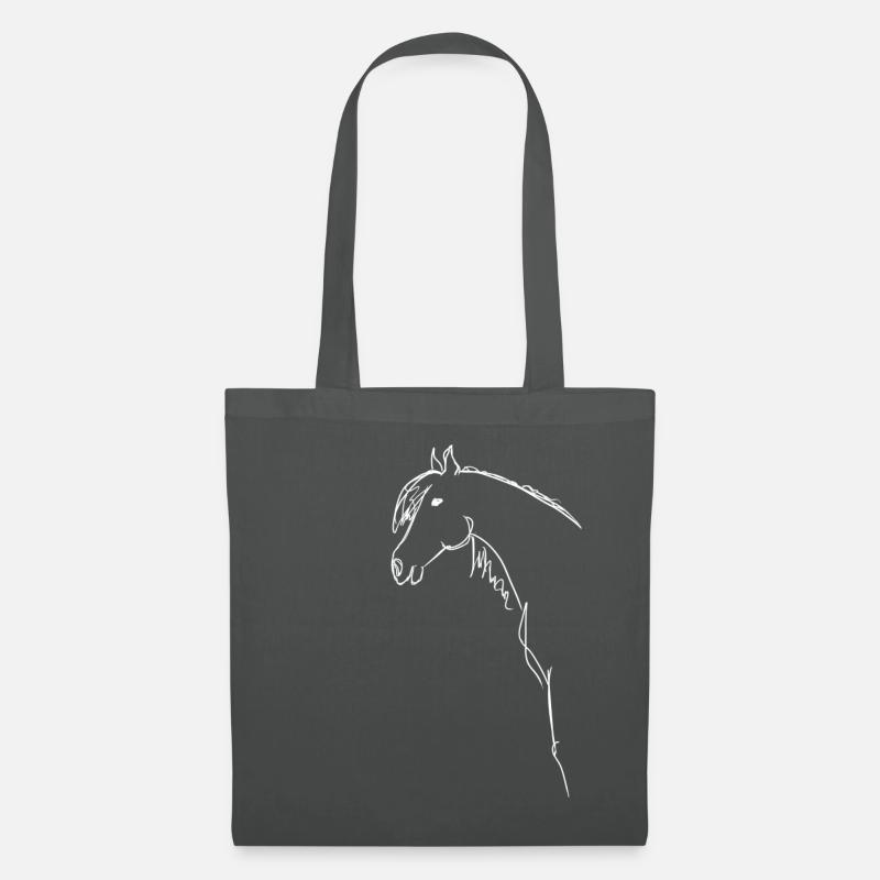 Kleiner Schimmel - Stoffbeutel - Graphite