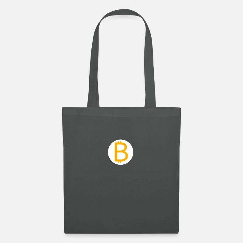 BTC-Bitcoin Logo - Stoffbeutel - Graphite
