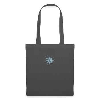 flocon de neige - Sac en tissu - gris graphite - Devant