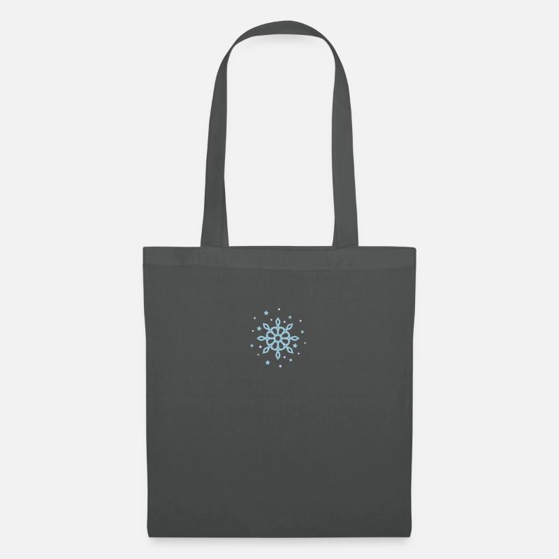 flocon de neige - Sac en tissu - gris graphite
