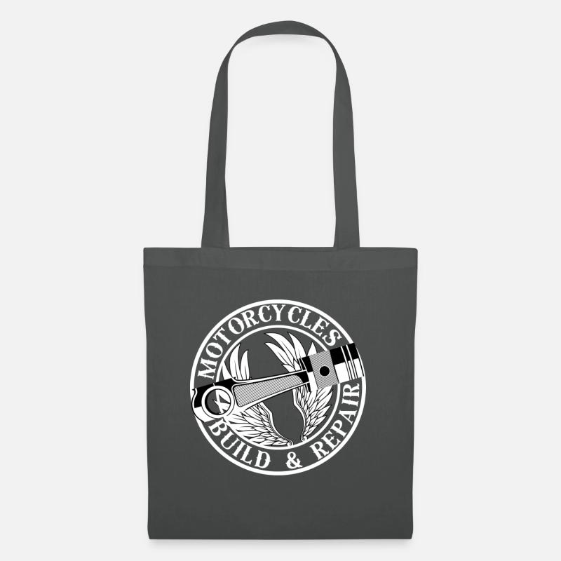 Ich bin ein Motorradfahrer. - Stoffbeutel - Graphite