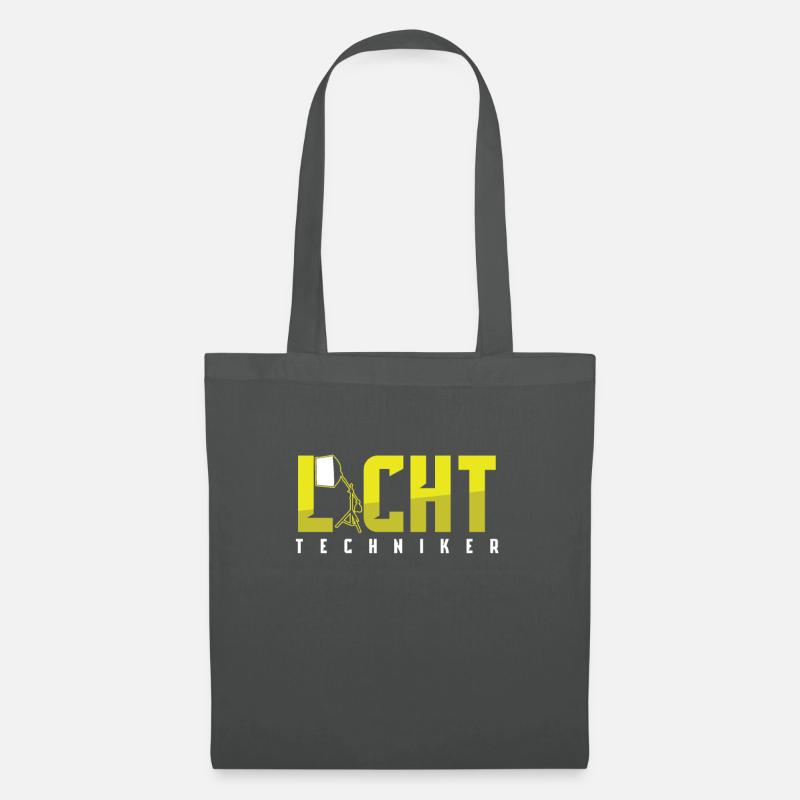 Lichttechniker Bühne Licht Lichttechnik Geschenk - Stoffbeutel - Graphite