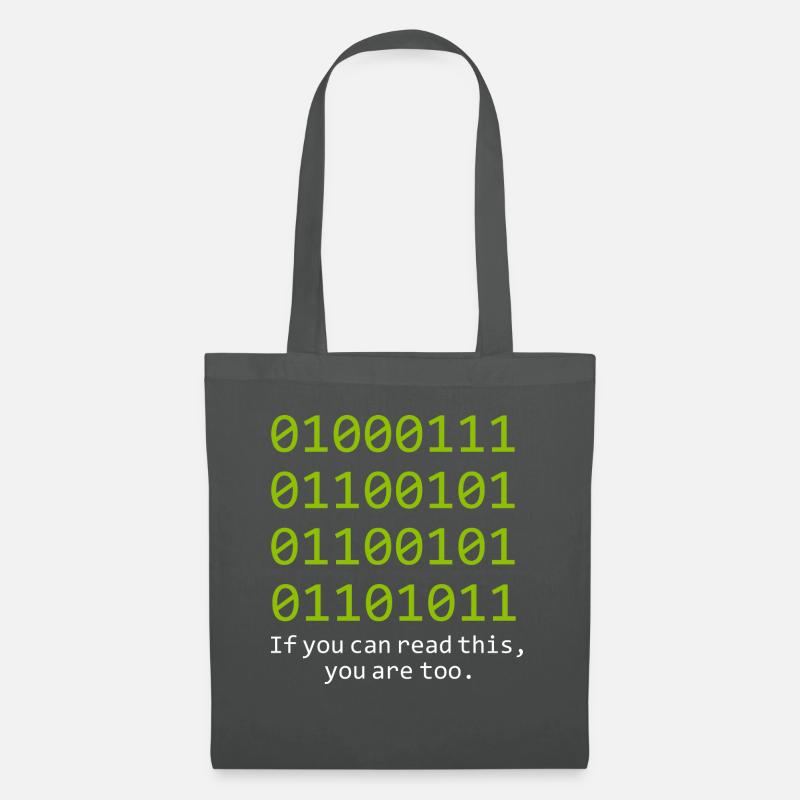 Debugging Programmierer Informatik Computer Nerd - Stoffbeutel - Graphite