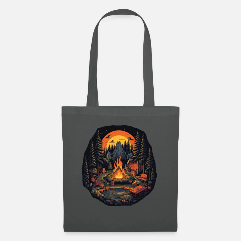 Cozy Campfire - Stoffbeutel - Graphite