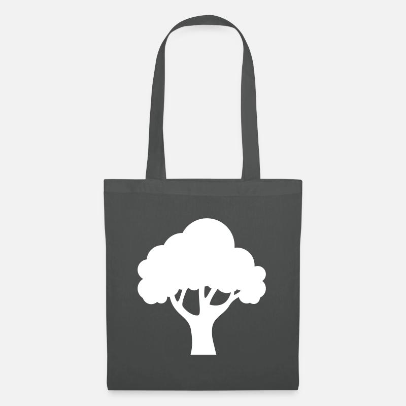 Baum Symbol - Stoffbeutel - Graphite