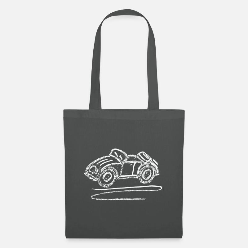 Retro Cabrio Look 001 - Stoffbeutel - Graphite