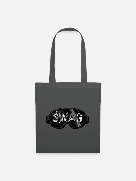 SWAG Ski Brille - Aggu Style - Stoffbeutel - Graphite