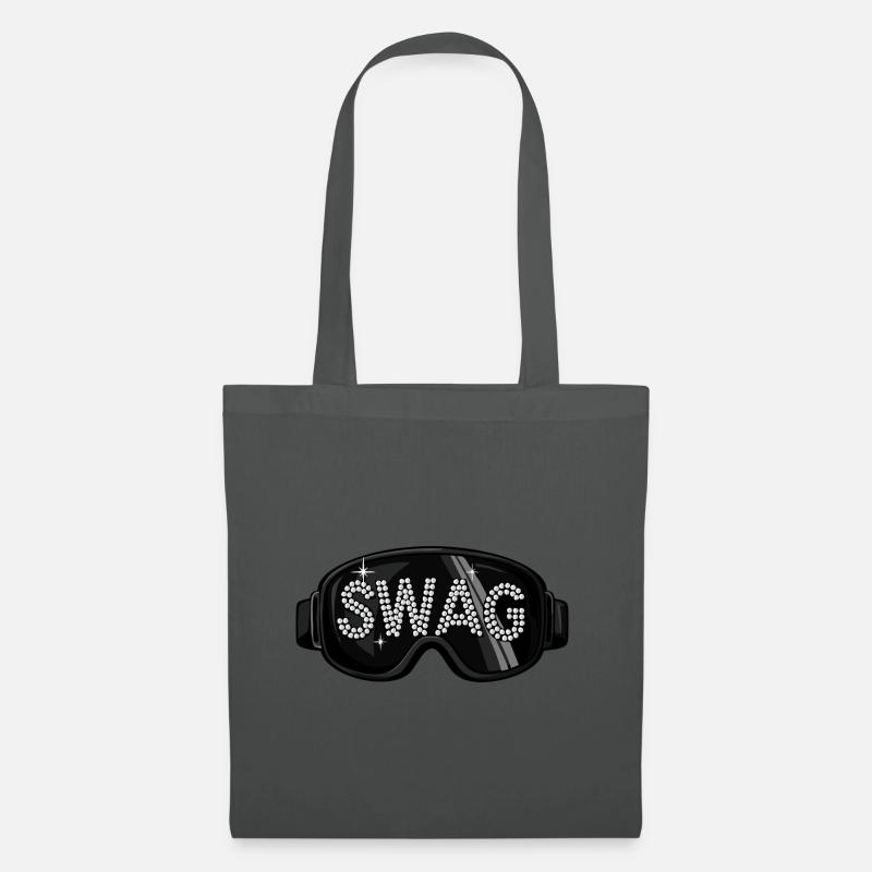 SWAG Ski Brille - Aggu Style - Stoffbeutel - Graphite