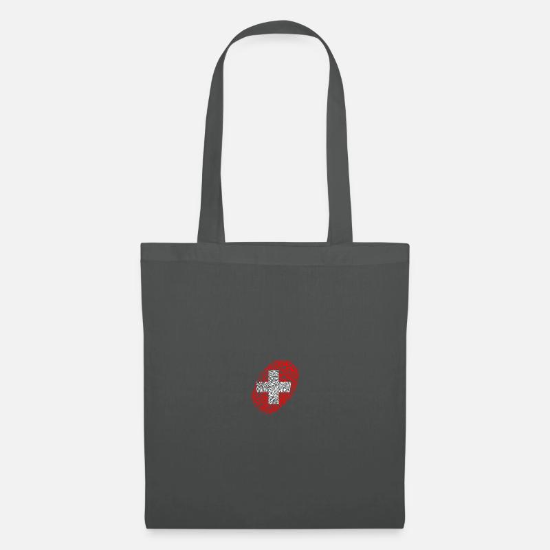 Schweiz - Stoffbeutel - Graphite