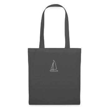 Segelboot - Stoffbeutel - Graphite - Vorne