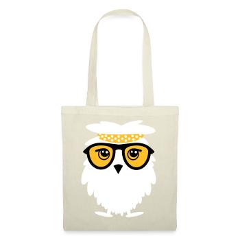 wise owl - Sac en tissu - nature - Devant