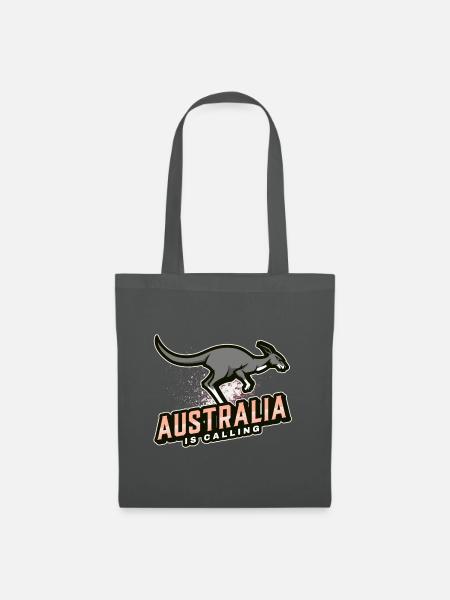 Australia is calling - Stoffbeutel - Graphite