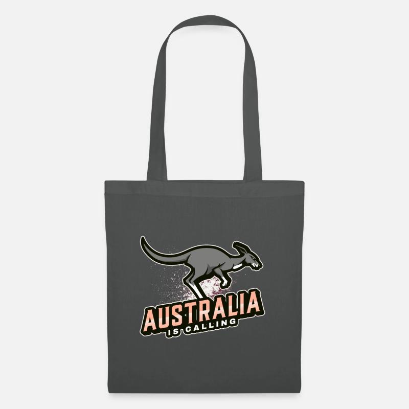 Australia is calling - Stoffbeutel - Graphite