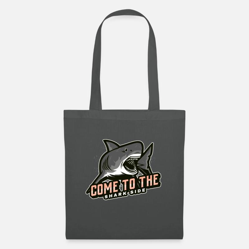 come to the shark side - Stoffbeutel - Graphite
