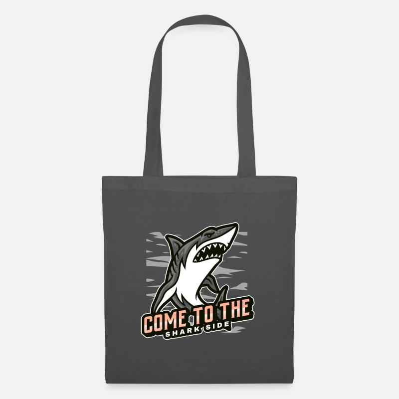 come to the shark side - Stoffbeutel - Graphite