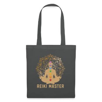 Reiki Master - Stoffbeutel - Graphite - Vorne
