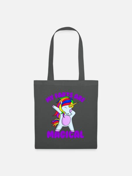 Meine Fürze sind ein magisches, peinliches Einhorn - Stoffbeutel - Graphite
