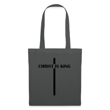 Christ is King Christian Faith Church Chri - Sac en tissu - gris graphite - Devant