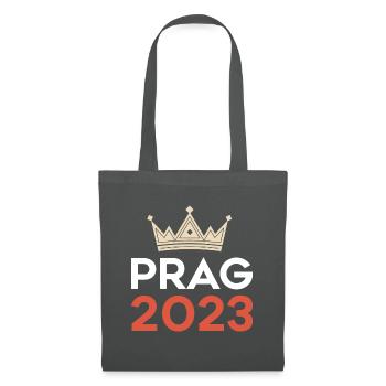 Prag 2023 - Stoffbeutel - Graphite - Vorne