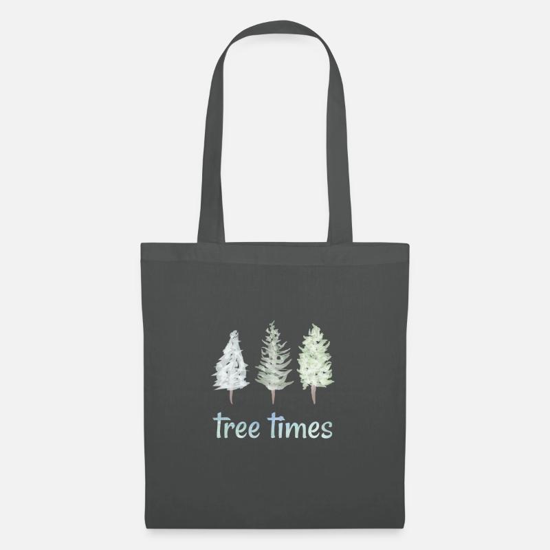 Tree Times - Stoffbeutel - Graphite