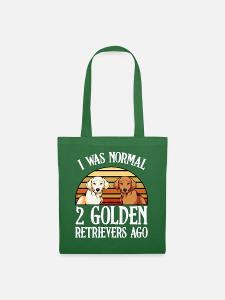 Ich War Normal 2 Golden Retriever - Stoffbeutel - Fichte