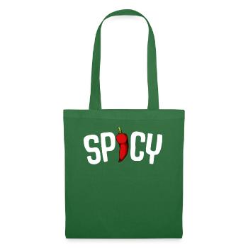 Spicy Pepper Typografie - Stoffbeutel - Fichte - Vorne