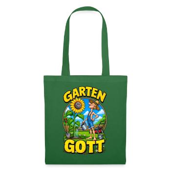 Garten Gott – Funny Gardener Gardening - Stoffbeutel - Fichte - Vorne