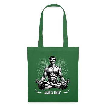 Don't Trip-_Man_yoga_lotus_pose - Stoffbeutel - Fichte - Vorne