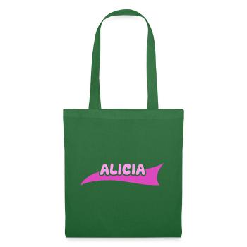 Geschenk für Alicia - Stoffbeutel - Fichte - Vorne