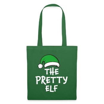 Le Joli Elfe - Sac en tissu - vert sapin - Devant