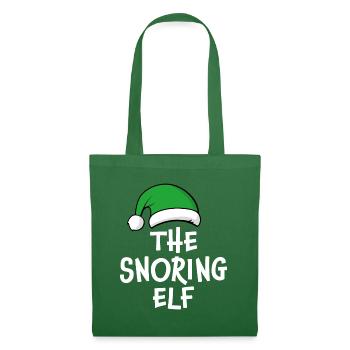 The Snoring Elf - Tote Bag - evergreen - Front