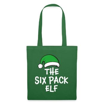 The Six Pack Elf - Tote Bag - evergreen - Front