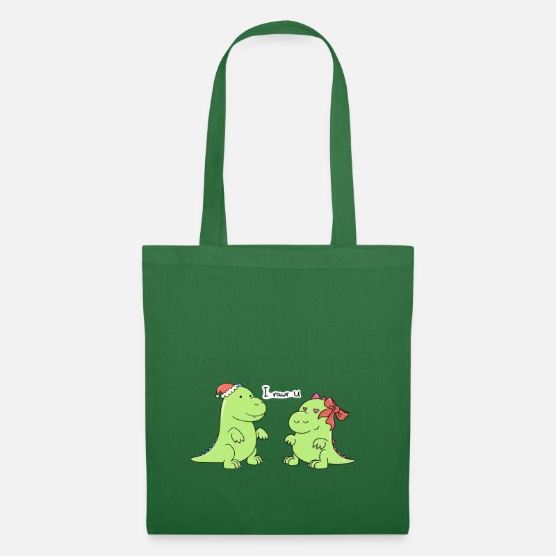 kleine Dinos - I rawr u - Stoffbeutel - Fichte