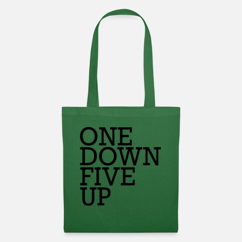 One Down Five Up - Motocycle Quotes - Tote Bag - evergreen
