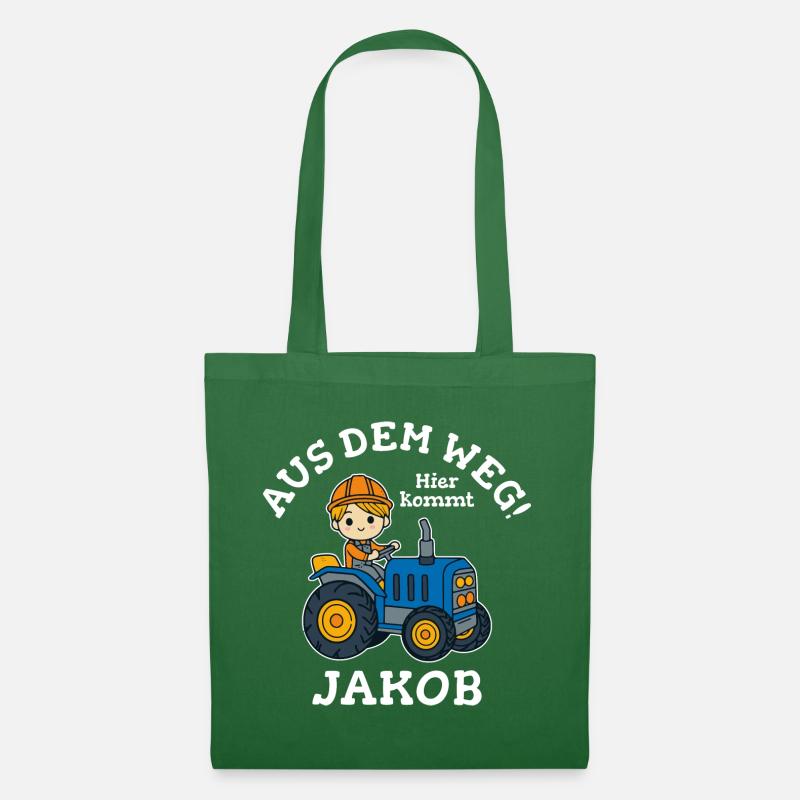 Jakob Vorname Traktor - Stoffbeutel - Fichte