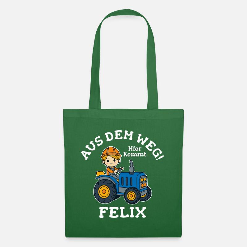 Felix Vorname Traktor - Stoffbeutel - Fichte