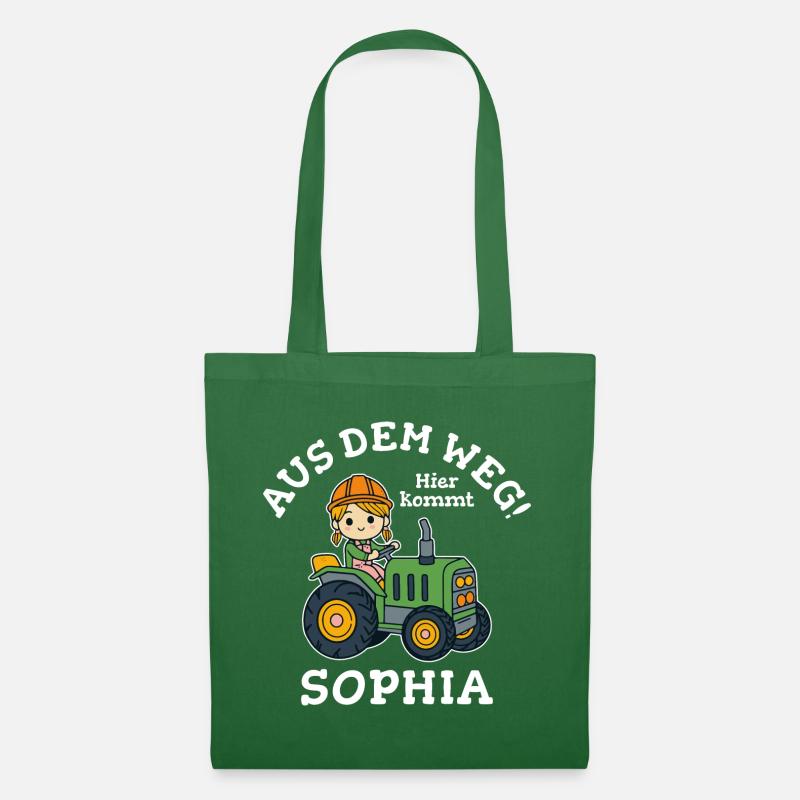 Sophia Name Traktor - Stoffbeutel - Fichte