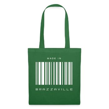Made in Brazzaville - Sac en tissu - vert sapin - Devant